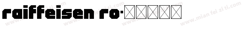 Raiffeisen RO字体转换